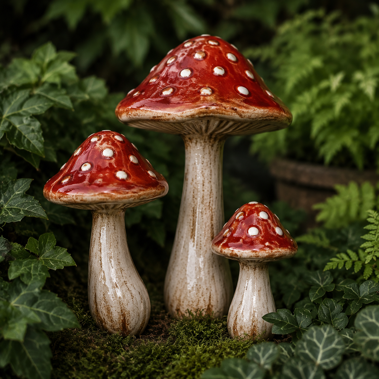 Toadstool Mushroom Set (3 pcs)