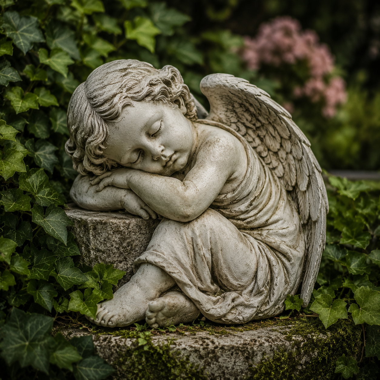"Sleeping Angel" Statue