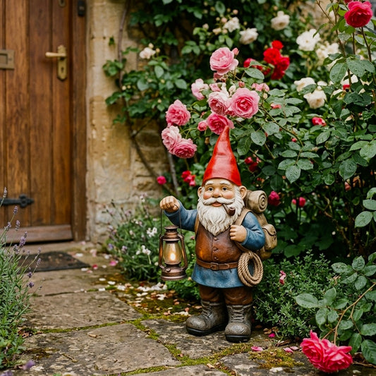 "Victorian Traveler" Classic Garden Gnome