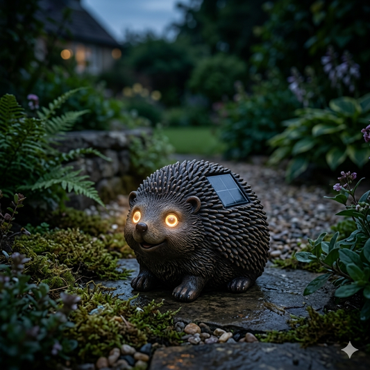 Solar Hedgehog with Glowing Eyes
